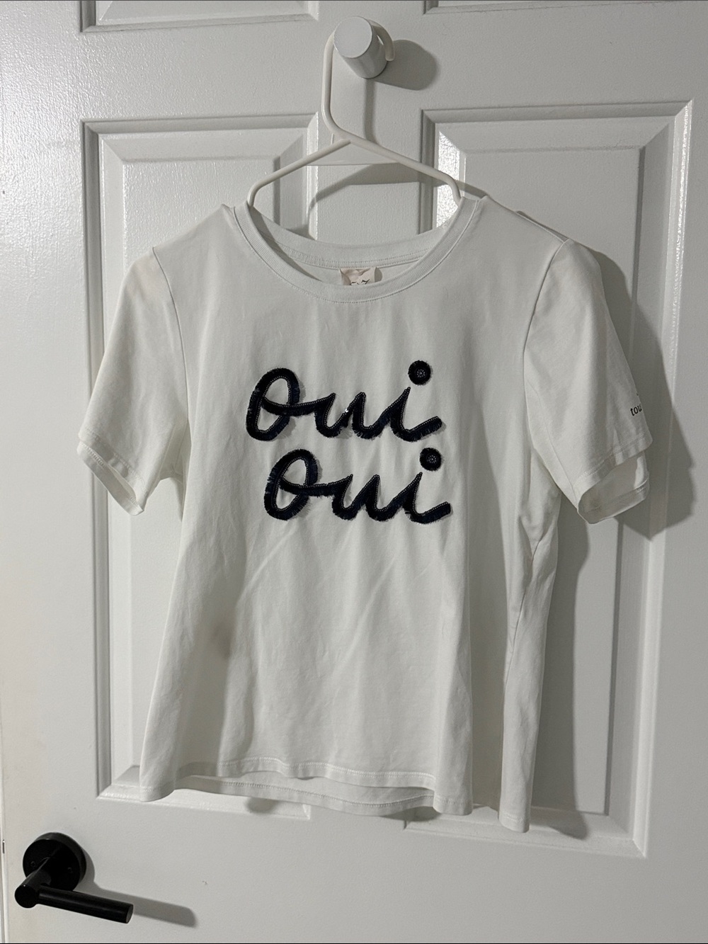 Cinq a Sept Oui Oui t-shirt - Size Small